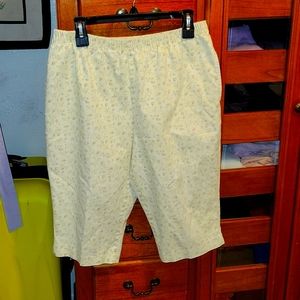 BonWorth thick cotton PJ Capris VTG